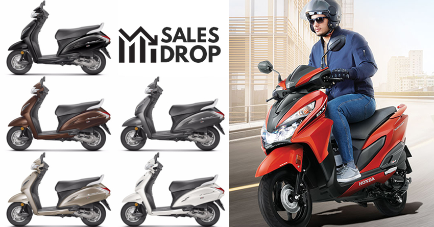 BIG Sales Drop: Honda Scooters Sales Down by 40% in India