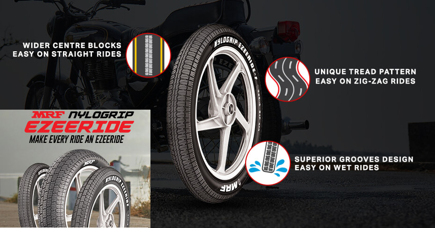 MRF Nylogrip Ezeeride Tyres Launched in India (Full Price List)