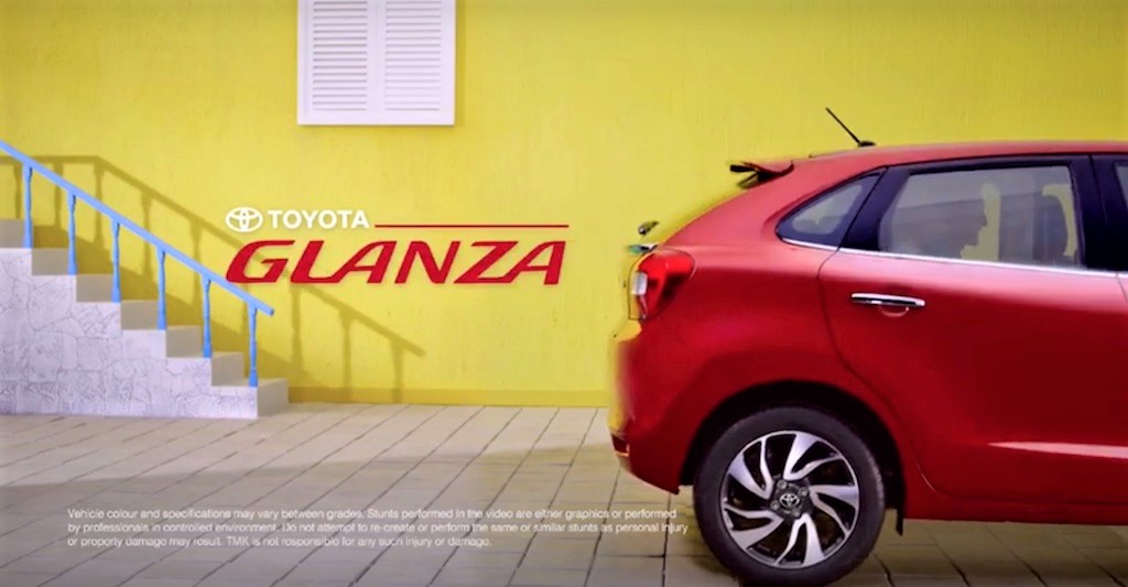 Official Teaser Image of Toyota Glanza