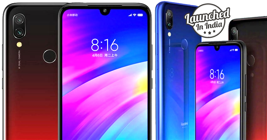 Xiaomi Redmi 7 Officially Launched in India @ INR 7999
