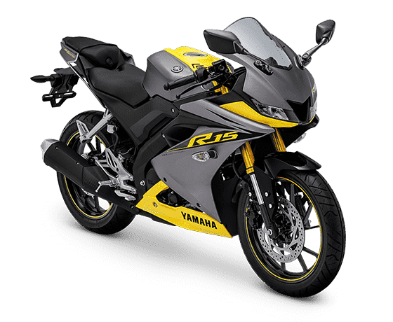 Yamaha R15 V3 in Racing Yellow