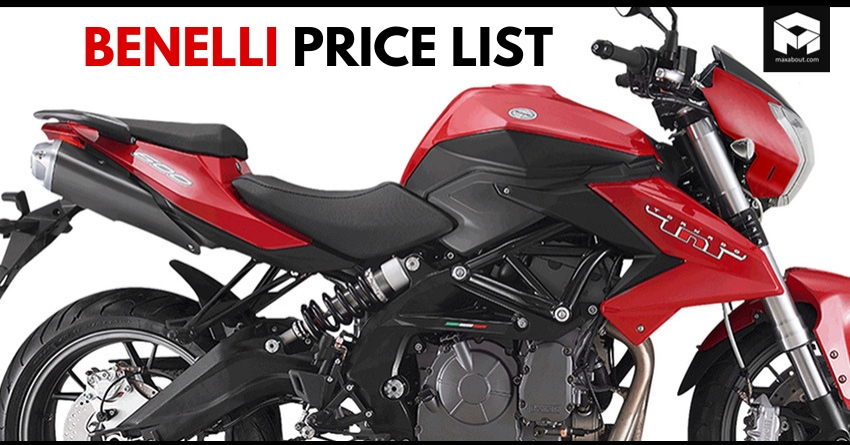 2020 Price List of Benelli Motorcycles Available in India