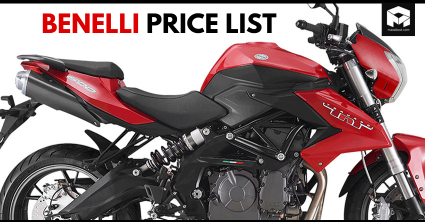 Latest Benelli Motorcycles Price List