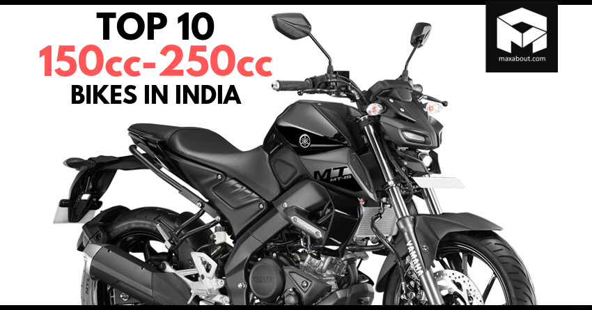 Top 10 Best-Selling 150cc-250cc Bikes
