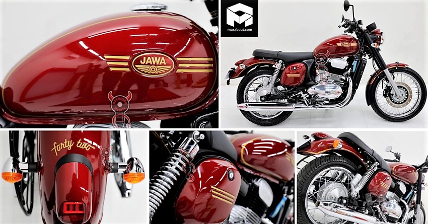 Comet Red Jawa 42 by Detailing Devils
