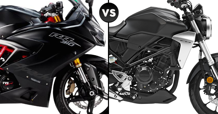 TVS Apache RR 310 vs Honda CB300R (Quick Comparison)
