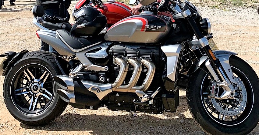 Triumph Rocket 3 GT Spotted Undisguised for the First Time