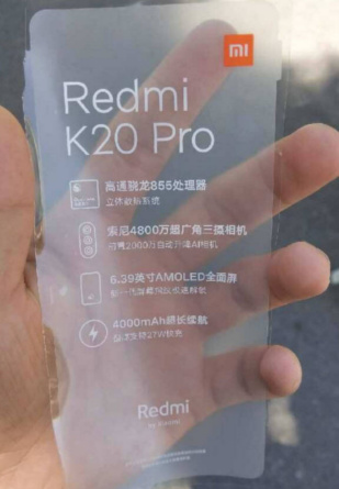 Xiaomi Redmi K20 Pro Key Specifications
