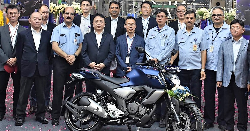 Yamaha Motor India Achieves 10 Million Production Milestone