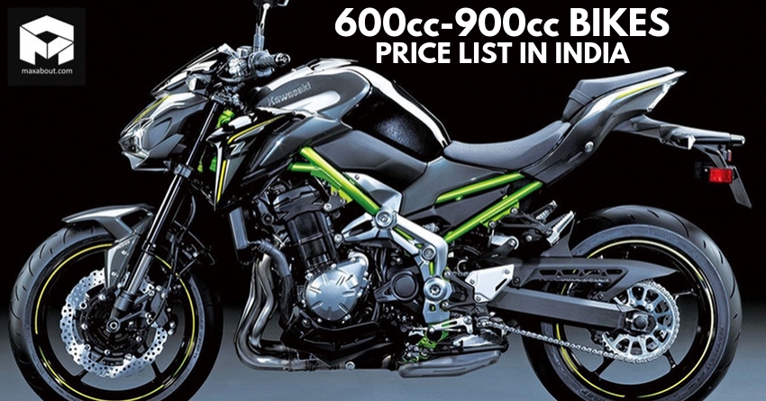 Full List of 600cc-900cc Motorcycles You Can Buy in India