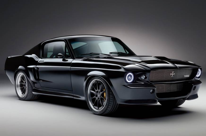 Charge Cars Electric Mustang Front 3-Quarter View