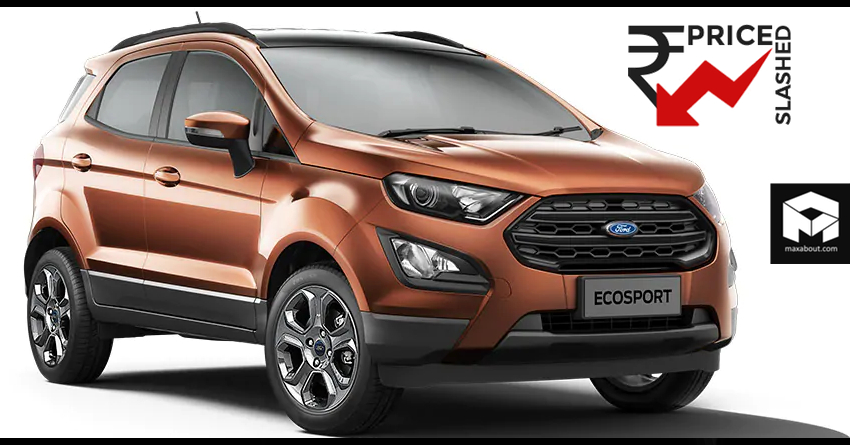 Ford EcoSport Gets Price Cut of up to INR 57,000 in India