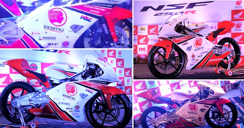 Honda NSF250R Moto3 Race Bike Unveiled in India