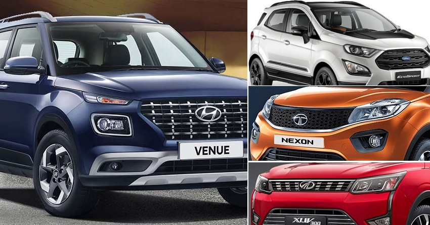 Hyundai Venue Beats Ford EcoSport, Tata Nexon, and Mahindra XUV300