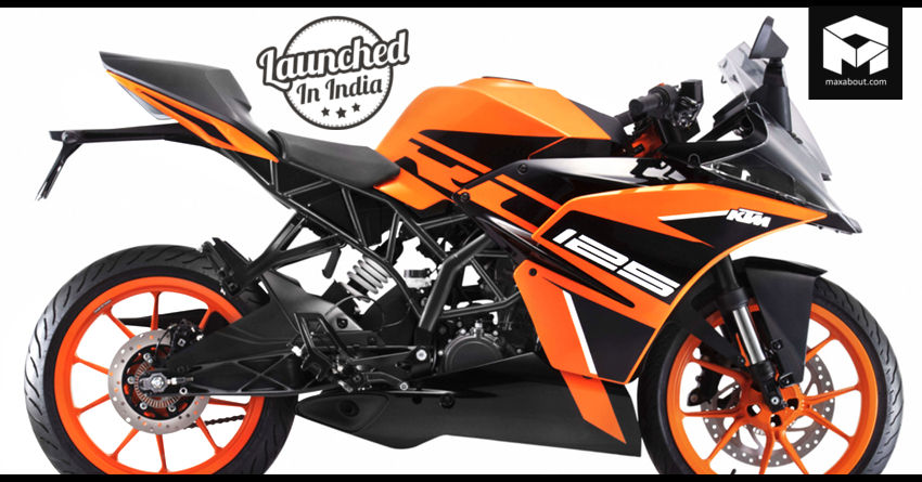 KTM RC 125 Officially Launched in India @ INR 1.47 Lakh
