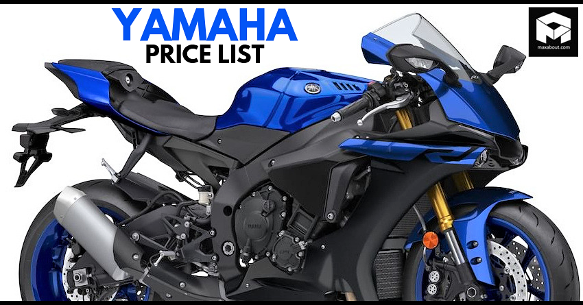 Latest Yamaha 2-Wheelers Price List