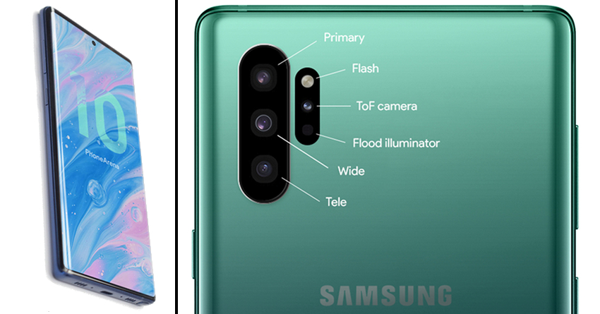 Samsung Galaxy Note 10 Spotted in a New Set of Rendered Images