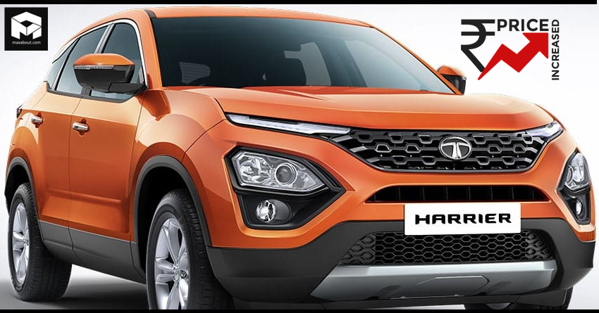 Tata Harrier SUV Price Increased by INR 31,000 in India