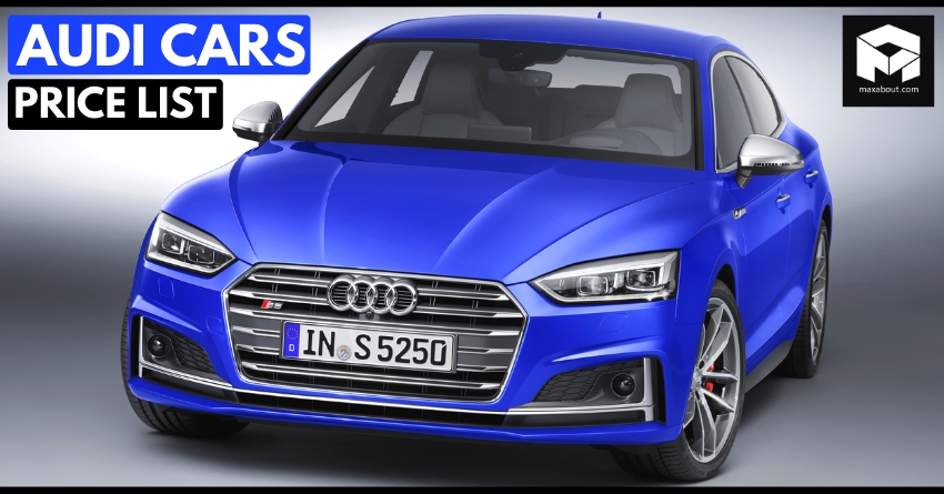 2020 Price List of Latest Audi Cars Available in India