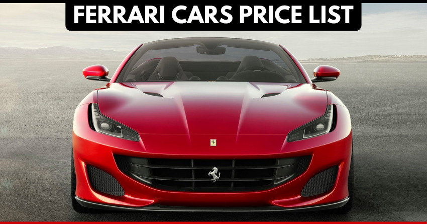 2020 Price List of Latest Ferrari Cars