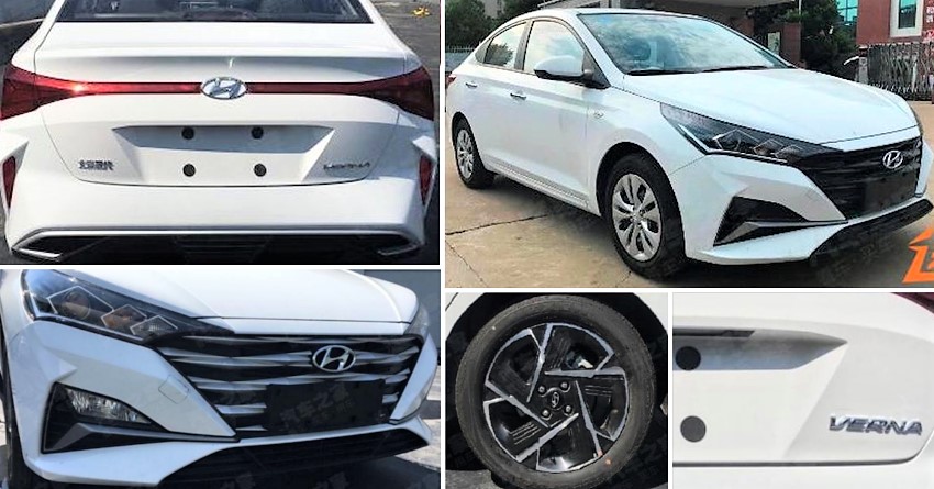 2020 Hyundai Verna Spotted in a New Set of Photos
