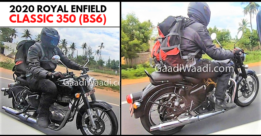 2020 BS6 Royal Enfield Classic 350 Spotted Testing Again