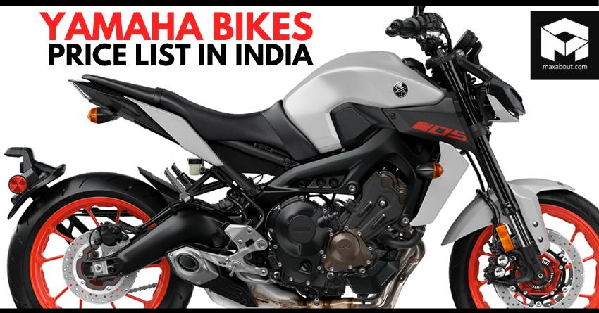 2020 Price List of Latest Yamaha Bikes Available in India