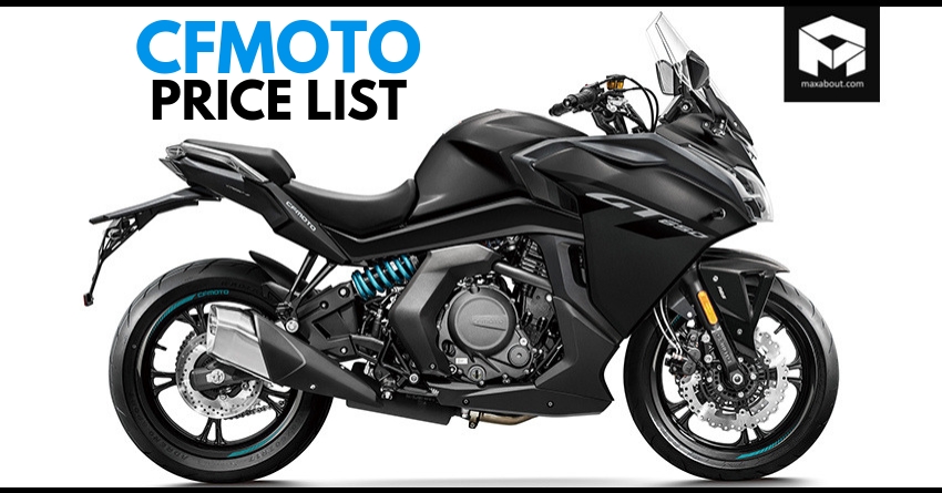 CFMoto Motorcycles Price List in India [Full Lineup]