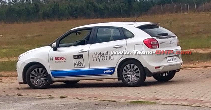 Full-Hybrid Maruti Baleno Spotted Ahead of Launch in India