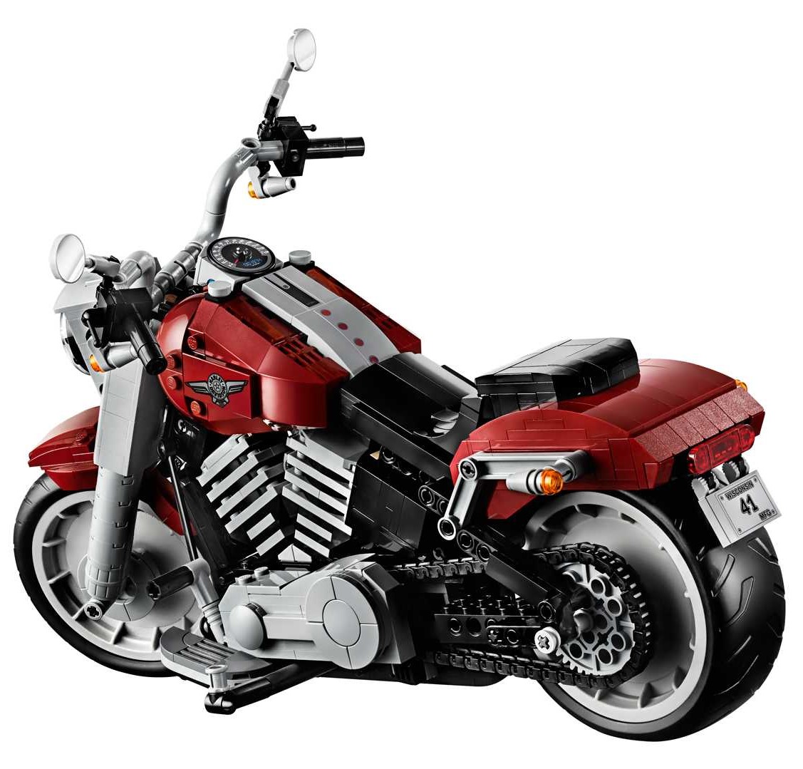 Lego Harley-Davidson Fat Boy Rear 3-Quarter