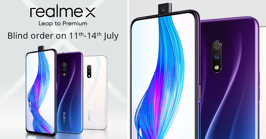 Realme X Blind Sale to Go Live in India on July 11