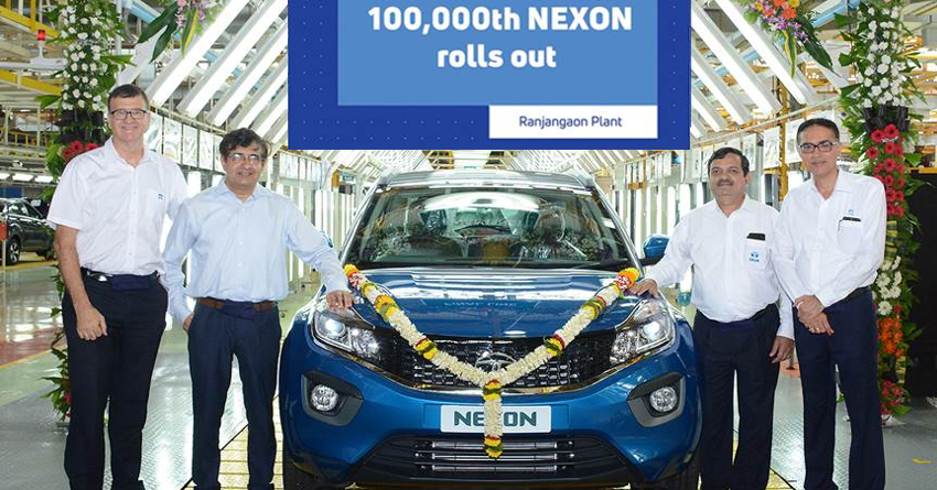 Tata Nexon Crosses 1 Lakh Unit Production Milestone