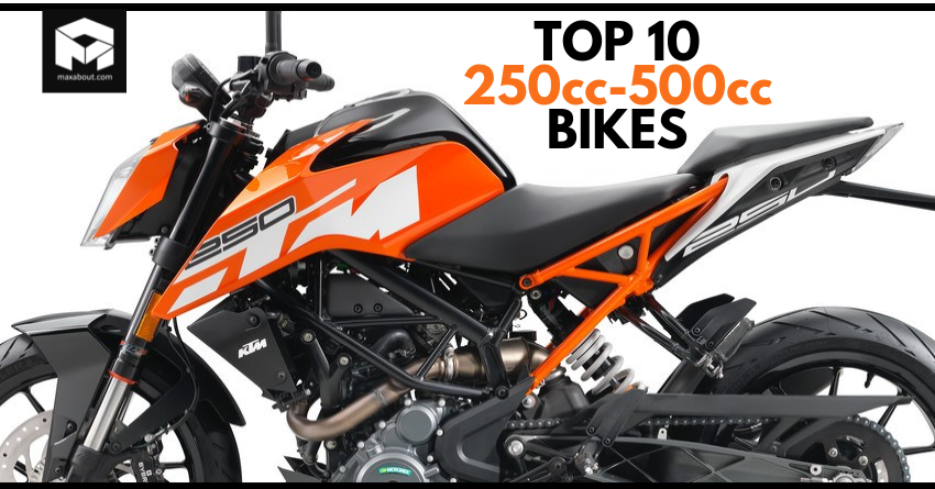 Best-Selling 250cc-500cc Bikes