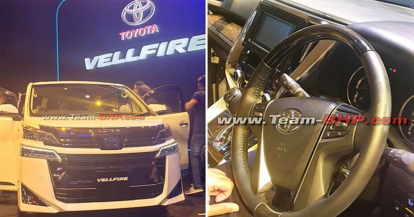Toyota Vellfire Luxury MPV Showcased in India; Official Launch Soon