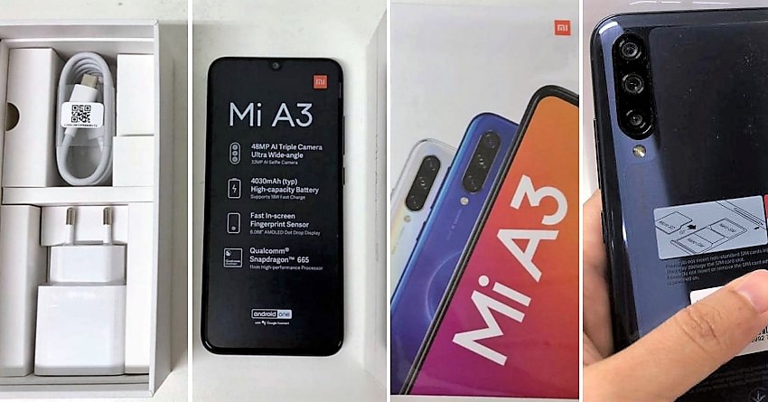 Live Photos: Xiaomi Mi A3 Spotted Ahead of Official Unveil