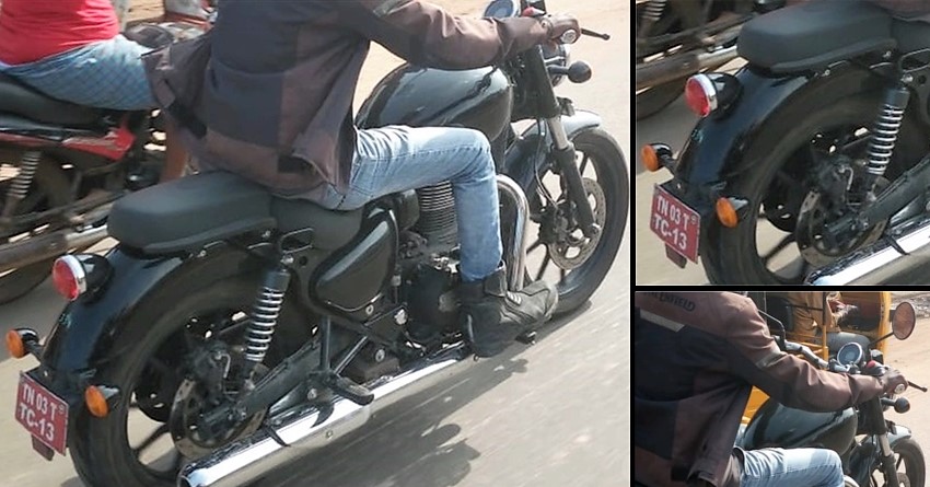 2020 Royal Enfield Thunderbird Spotted; Semi-Digital Console Revealed