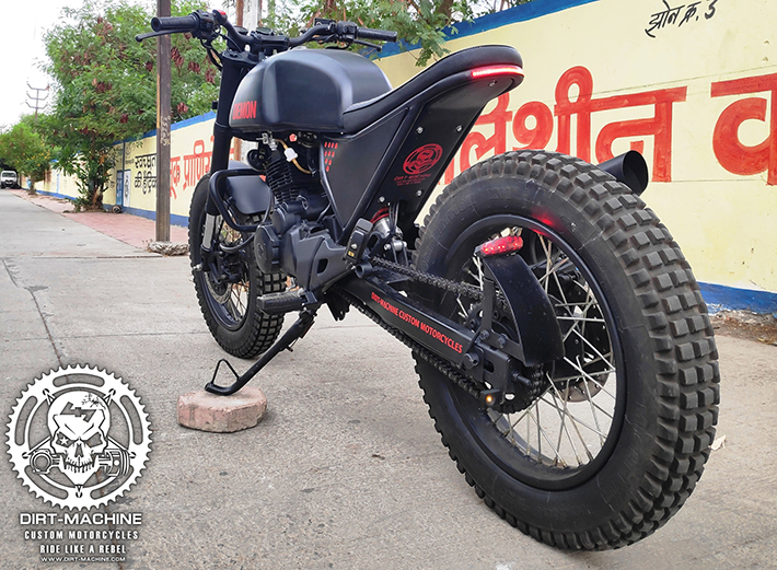 KGF Bike Details and Live Photos - Based on Hero Karizma - frame