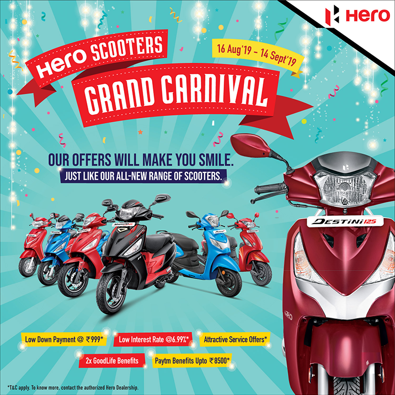 Hero Scooters Grand Carnival