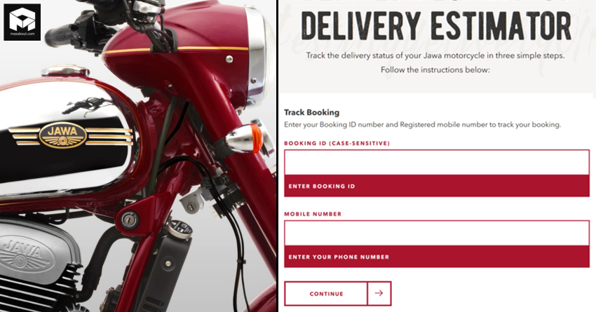 Jawa Delivery Estimator Officially Launched in India