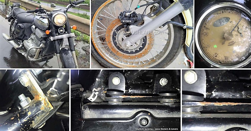 Jawa Motorcycle Gets Rust