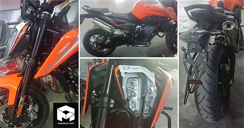 Live Photos: KTM 790 Duke Spotted in India Ahead of Launch Next Month