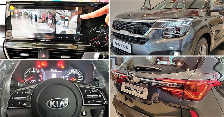 Live Photos: Kia Seltos SUV Starts Reaching Dealerships Across India
