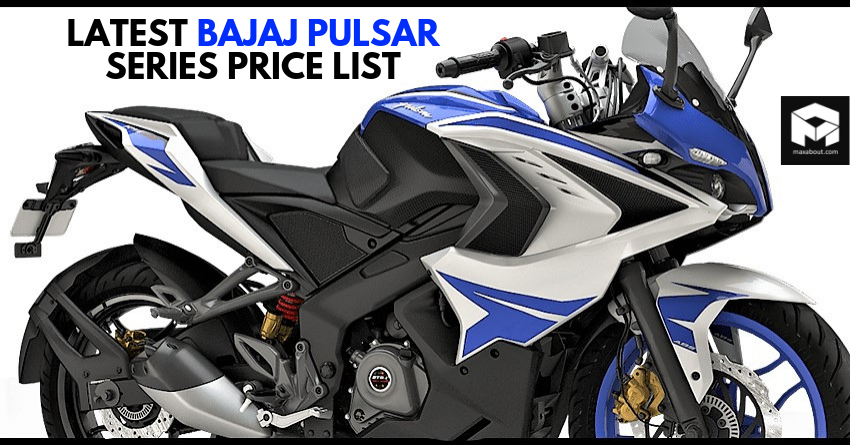Bajaj Pulsar Series Price List