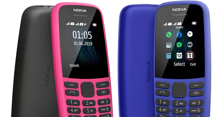 2019 Nokia 105 Feature Phone Launched in India @ INR 1199