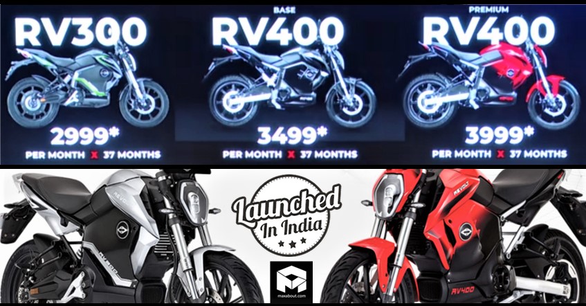 Revolt Electric Motorcycles Officially Launched in India