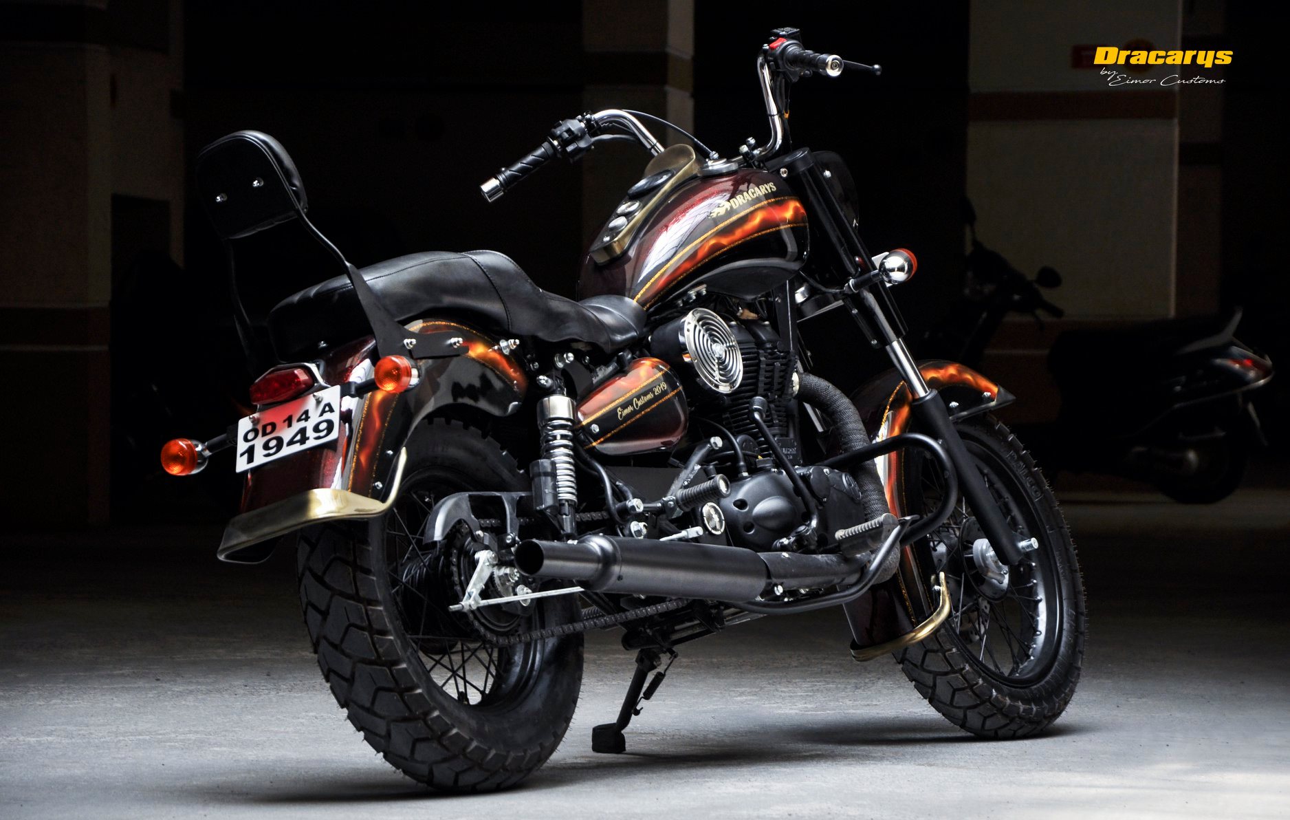 Royal Enfield Bullet 'Dracarys' Special Edition Details and Photos - photograph