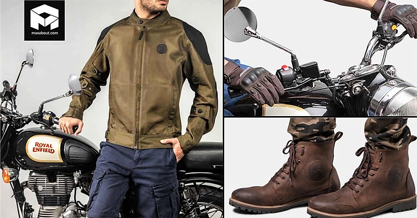 Royal Enfield Jackets, Gloves and Shoes Price List in India