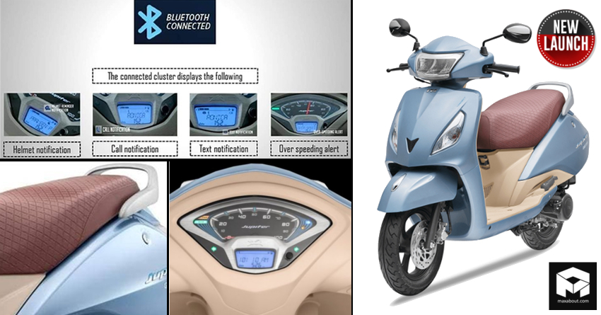 TVS Jupiter Grande with Smart Bluetooth System Launched @ INR 62,346