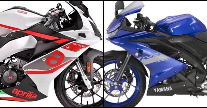 Aprilia GPR 150 vs Yamaha R15 V3