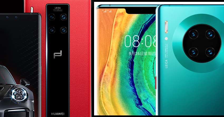 Huawei Mate 30, Mate 30 Pro, Mate 30 RS Specs & Price List Revealed